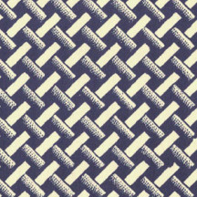 Blue Basket Weave Print Italian Paper ~ Carta Varese Italy